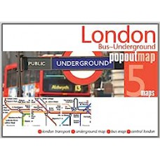 London Bus Underground Compass Pop Out Map