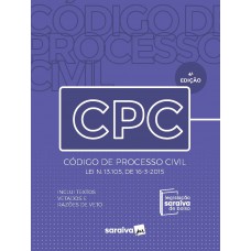 Código de Processo Civil - Legislação Saraiva de Bolso - 4ª edição 2022